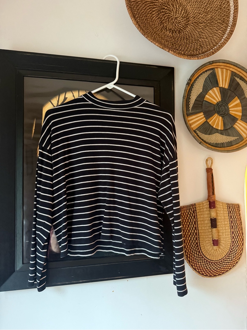 Everlane Black & white stripe